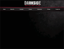 Tablet Screenshot of darksidemuaythai.com